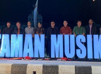 Bupati Aulia Rahman Hadirkan Ruang Publik Taman Musik di Jalan S Parman Tenggarong