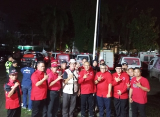 Giri Kiemas Sambut Tim Misi Kemanusiaan DPP PDI Perjuangan untuk Sumatera