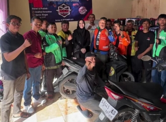 Sarifah Ainun Jariyah Gelar Pelatihan Servis Motor Bagi Komunitas Ojek Online