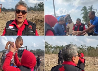 Sungai Berubah Jadi Lautan Kayu, Ribka Tjiptaning: PDI Perjuangan Hadir Atas Perintah Ibu Megawati