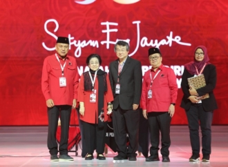 Darmadi Durianto Hadiri Rakernas & HUT Ke-53 PDI Perjuangan di Ancol