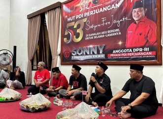 HUT Ke-53 PDI Perjuangan, Sonny Danaparamita Gelar Doa Bersama di Rumah Aspirasi Gagasan Rajut Aspirasi (GARASI)