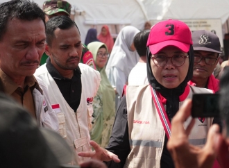 MY Esti Minta Negara Hadir Kepada Peserta Didik Korban Bencana