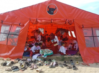 Sekolah Perjuangan Hadir, Siswa Tanah Jambo Aye Kembali Belajar dengan Ceria