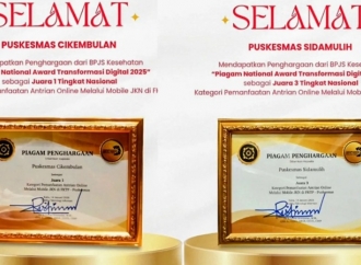Bupati Citra Pitriyami Apresiasi Dua Puskesmas Raih Digital Award 2025 BPJS Kesehatan