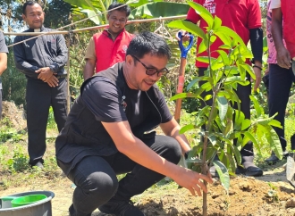 Natal Nasional PDI Perjuangan, Kader Tanam Pohon Pulihkan Lingkungan Tapteng