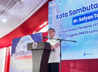 Sofyan Tan Ajarkan Makna Solat di Isra Mikraj Universitas ST Bhinneka