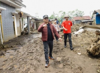 Banteng Purbalingga Turun Langsung Bantu Korban Banjir Bandang