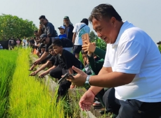 Nyoman Parta Apresiasi Pelepasliaran Biawak dan Labi-Labi di Kawasan Hidden Canyon Beji Guwang