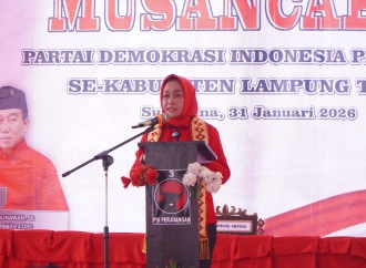 Buka Musancab di Lampung Timur, Winarti Tegaskan Akar Rumput Jadi Kekuatan PDI Perjuangaan