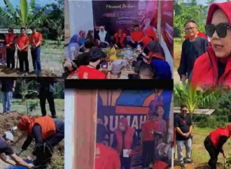 Merawat Pertiwi, Ida Nurlaela Berikan Bantuan Benih Ikan Kepada Anak Ranting Partai di Ciamis