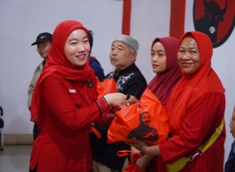 Lesty Tegaskan Banteng Lampung Selatan Komitmen Hadir di Tengah-tengah Masyarakat 