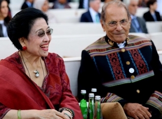 Jadi Pembicara, Megawati Tiba di Lokasi Museum Nasional Zayed, Abu Dhabi