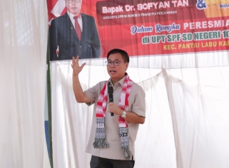 Resmikan 2 SD di Deli Serdang, Sofyan Tan Minta Jangan Ada Lagi Siswa Putus Asa Karena Kemiskinan