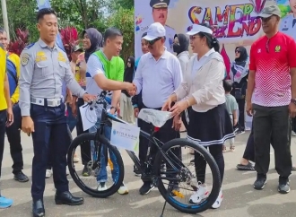 Bupati Ontot 'Launching' Samer Weekend di Kawasan Sabang Merah di Kelurahan Bunut