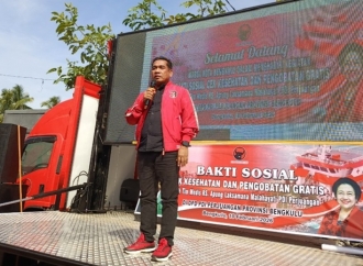 RSA Laksamana Malahayati Sandar di Bengkulu, PDI Perjuangan Safari Kesehatan Gratis Untuk Warga