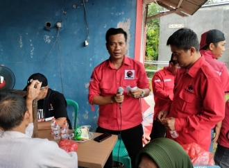 Warga Gatal-Gatal & Mencret, PDI Perjuangan Gelar Pengobatan Gratis di Kec. Sobang dan Panimbang  