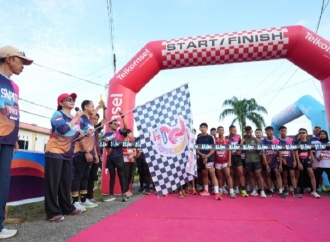 Karolin Tekankan Solidaritas Sosial di Hadapan Ratusan Warga yang Ikut Simpati Fun Run 