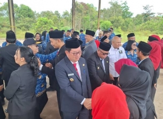 Bupati Beltim Lantik 23 Pejabat di TPA Trafo Mayang, Simbol Komitmen Pemkab Belitung Timur