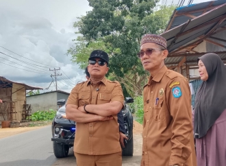 Sujiwo Jajaki Pembangunan Menara Telekomunikasi di Sungai Kupah