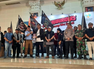 Hamenang Wajar Ismoyo Ngabuburit Bersama Ribuan Bikers di Grha Bung Karno