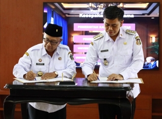 MoU Pemkab dan Pemkot Blitar Wujudkan Blitar ASRI Menuju Blitar Raya Berdaya dan Tangguh