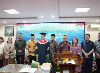 Robby Dondokambey Apresiasi Bupati Minut Joune Ganda Raih Gelar Doktor di IPDN