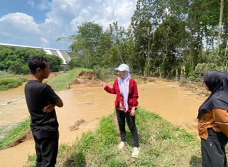 Lesty Putri Utami Desak BBWS Segera Perbaiki Tanggul di Kertosari