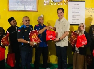 Adisatrya Suryo Sulisto Salurkan 300 Paket Sembako ke Masyarakat Perantau Asal Banyumas dan Cilacap