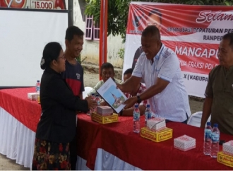 Mangapul Purba Sosialisasi Kepedulian Pemprov Sumut di Karang Bangun