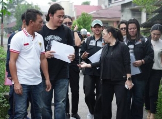 Vanda Sarundajang Pantau Verifikasi dan Validasi Data Perumahan Korban Banjir di Tondano 