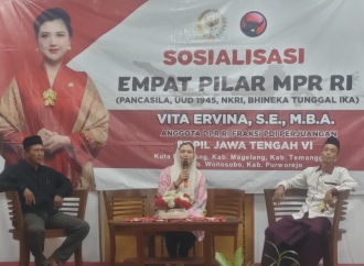 Vita Ervina Ajak Perkuat SDM Saat Gelar Sosialisasi Empat Pilar Kebangsaan 