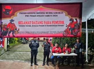 Banteng Kota Batu Siaga Posko Untuk Layani Pemudik