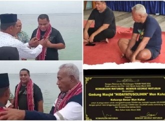 Komarudin Watubun Resmikan Masjid Hidayatusolihin, Tegaskan Komitmen Bagi Warga Kei