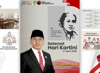 Hari Kartini 2026, Nyumarno: Lanjutkan Api Kartini, Wujudkan Trisakti Bung Karno untuk Perempuan Bekasi
