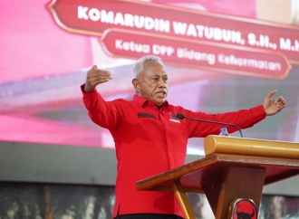 Musancab PDI Perjuangan Mimika, Komarudin Watubun Tekankan Pentingnya Kaderisasi dan Peran Generasi Muda Dalam Parpol