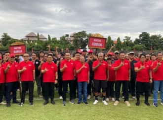Komarudin Watubun Resmi Buka Turnamen Liga Kampung Soekarno Cup III Provinsi Bali