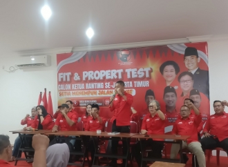 101 Calon Ketua Ranting PDI Perjuangan Jakarta Timur Ikuti Tes Tertulis dan Wawancara 