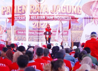 Panen Raya Jagung GNTI, Winarti Tekankan Pentingnya Fasilitas Dryer bagi Petani