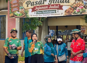 Padukan Olahraga dan Kuliner Jadul, Nila Yani Apresiasi Inovasi Ecopark Randuagung