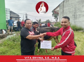 Iduladha 2026: Anggota DPR RI Vita Ervina Salurkan Sapi dan Kambing Kurban di Magelang