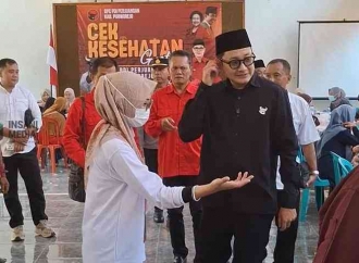 Ratusan Warga Kaligesing Serbu Layanan Kesehatan dan Makan Gratis PDI Perjuangan