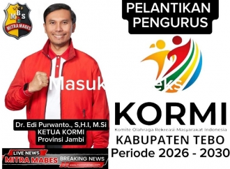 Edi Purwanto: KORMI Miliki Peran Strategis Dalam Budayakan Olahraga Rekreasi di Tengah Masyarakat
