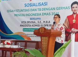 Tekan Stunting dan TB, Vita Ervina Ajak Masyarakat Magelang Masifkan Germas