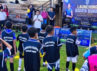 Cetak Ksatria Lapangan Hijau, Bang Dhin Resmikan Barata Banua Football Academy