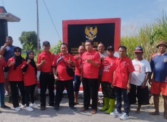 Banteng Magetan Perbaiki Fasilitas Umum saat Perayaan Bulan Bung Karno