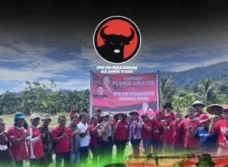Dorong Ekonomi Hijau, PDI Perjuangan Sulut Bagikan Pupuk Organik dan Bionutrisi Gratis ke Warga