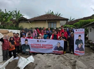 Bulan Bung Karno, Yudha Puja Turnawan: Momentum Gotong Royong Bangun Rumah Warga di Cilawu