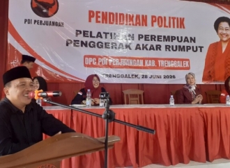 Ratusan Kader Perempuan PDI Perjuangan Trenggalek Digembleng Strategi Komunikasi Akar Rumput