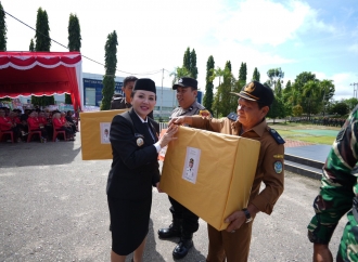 HUT ke-80 Bhayangkara, Bupati Karolin Ajak Semua Elemen Jaga Landak Tetap Kondusif
